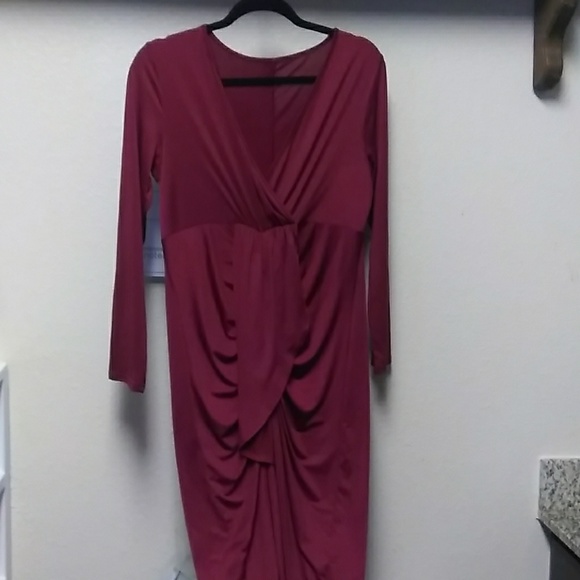 O/S Dresses & Skirts - For Sale .Sexy Burgundy dress